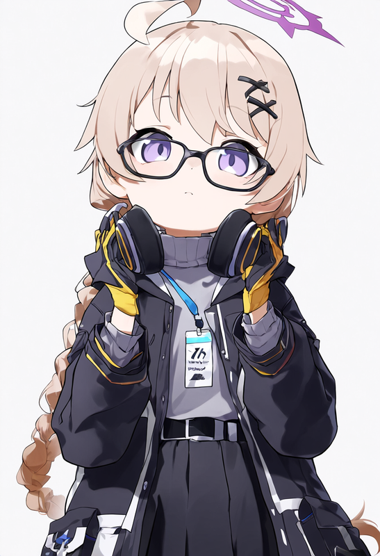 1 girl, healthyman, loli, aged down, {little child}, kotama (blue archive), ligh s-348661856