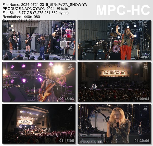 [TV-Variety] NAONのYAON 2024 (歌謡ポップス 2024.07.21)