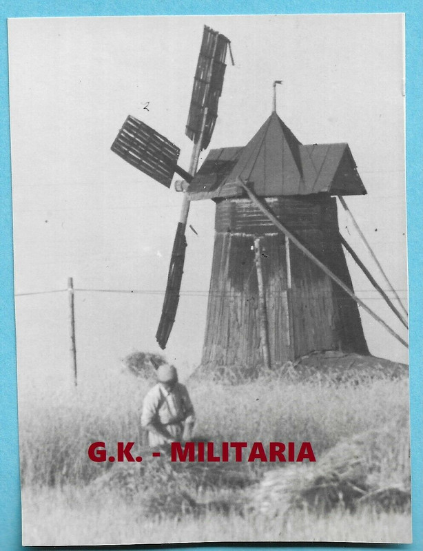 Foto Luftwaffe NAGr. 4 Windmühle windmill Kutepowski Ostfront Polen 1944