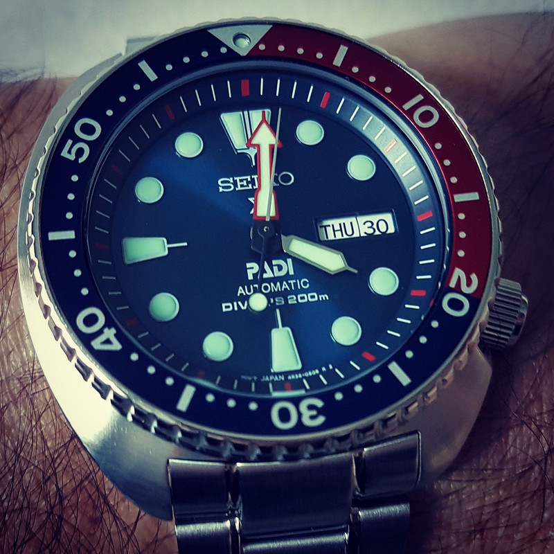 Seiko Prospex SRPA21 'Turtle' PADI Cal. 4R36 Auto 200M  (3)