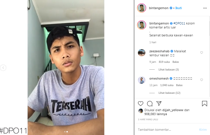 Bintang Emon kembali unggah video kocak