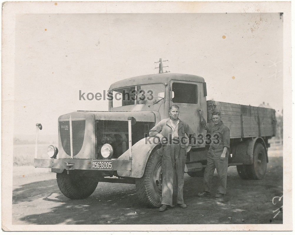 Foto Büssing NAG Lastwagen LKW Kfz Kennzeichen B