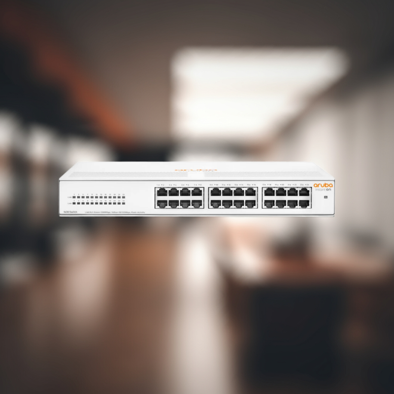 Switch Aruba 1430 com 24 portas Gigabit