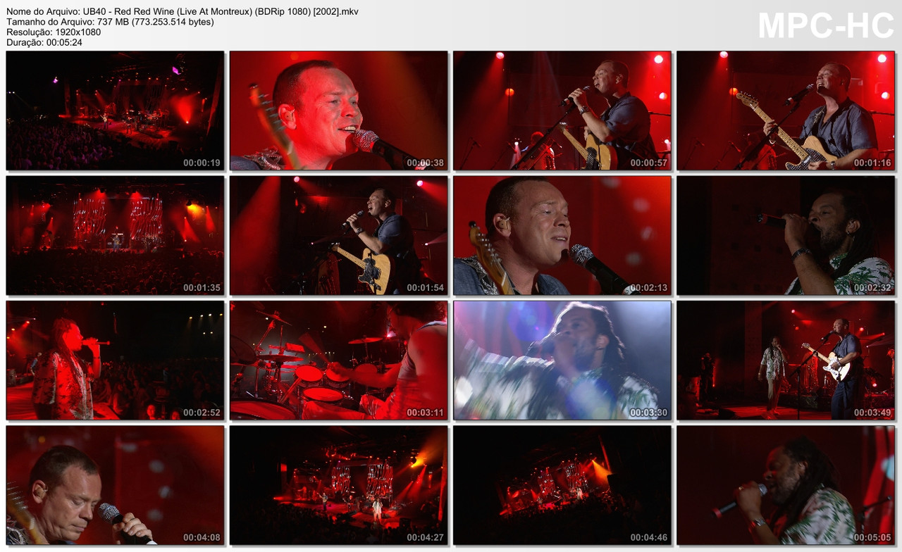 UB40 - Red Red Wine (Live At Montreux) (BDRip 1080) [2002]