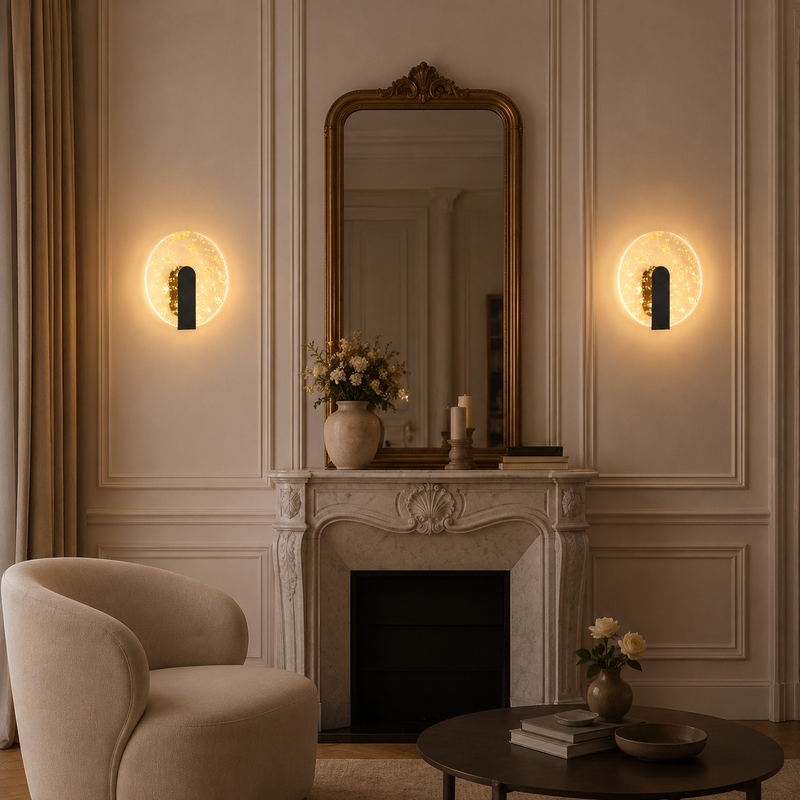 Finition doré et noir – Style soigné