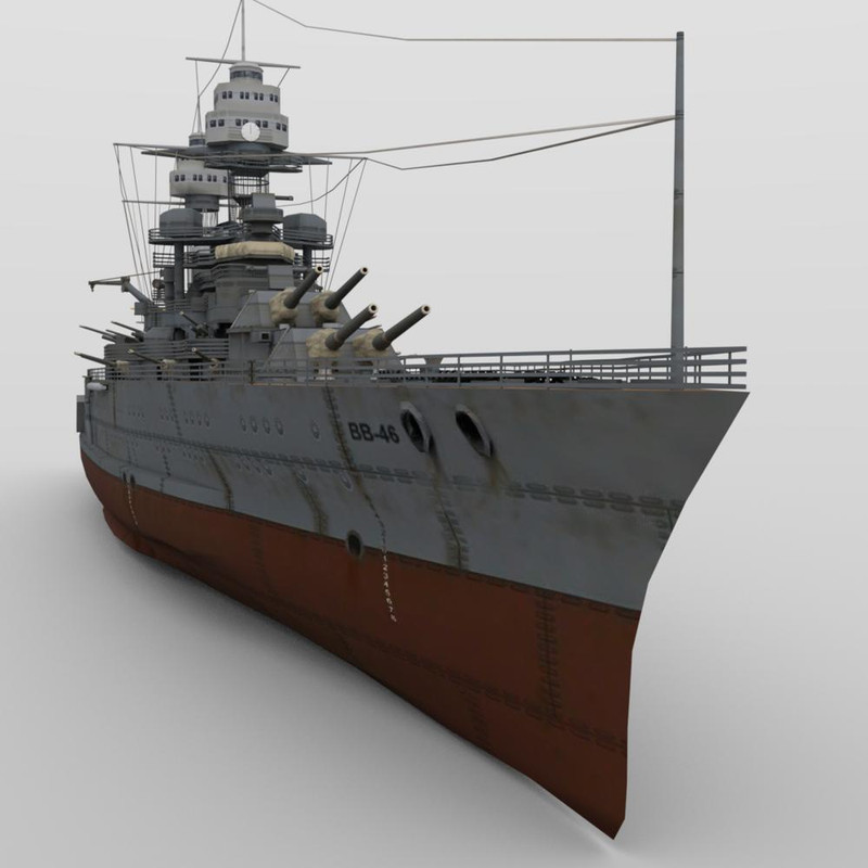 USS Maryland BB-46 for DAZ Studio