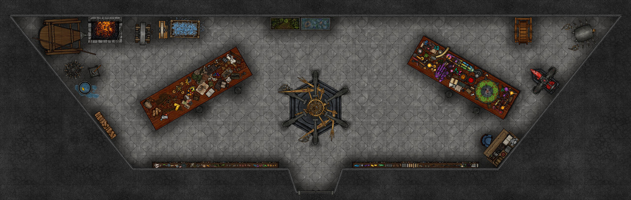 D2 A Cataclysm Refocused Ground Grid Lights 140ppi 41x13 5740x1820