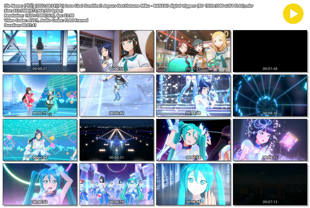 idanmu im生肉,萌翻道航_[2022.08.24][PV] Love Live! Sunshine!! Aqours feat.Hatsune <strong>miku</strong> - BANZAI! digital trippers (BD 1920x1080 x264 FLAC).mkv