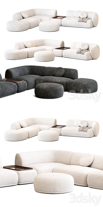 Rene Sofa by Meridiani Set 2