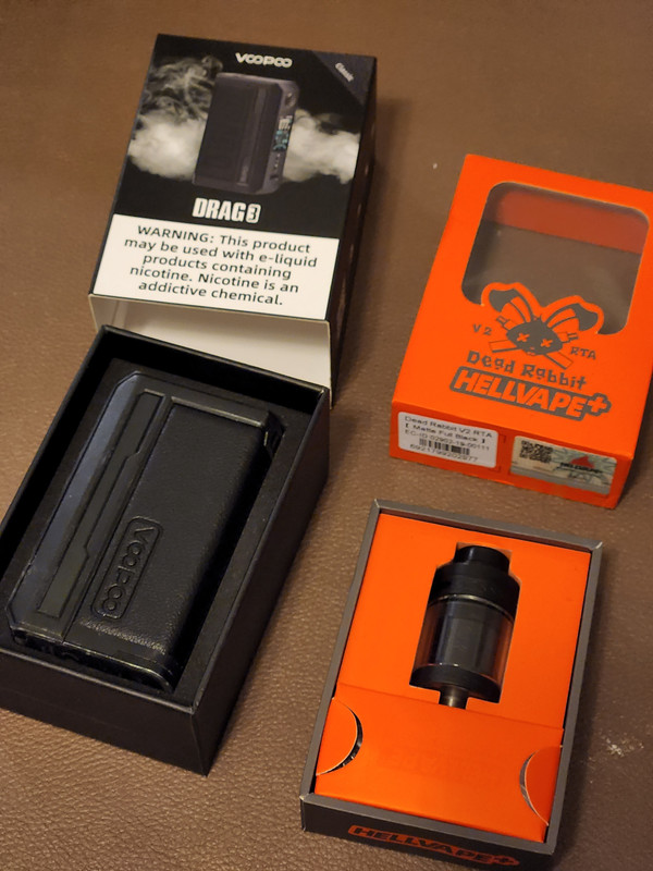 VENTA] Vape Mod y Atomizador Voopoo Drag 3 + Dead Rabbit RTA [P.P]