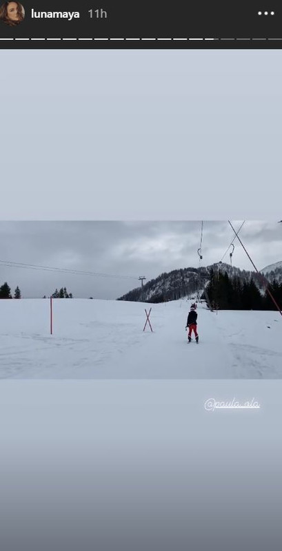 Luna Maya main ski saat liburan ke Turki