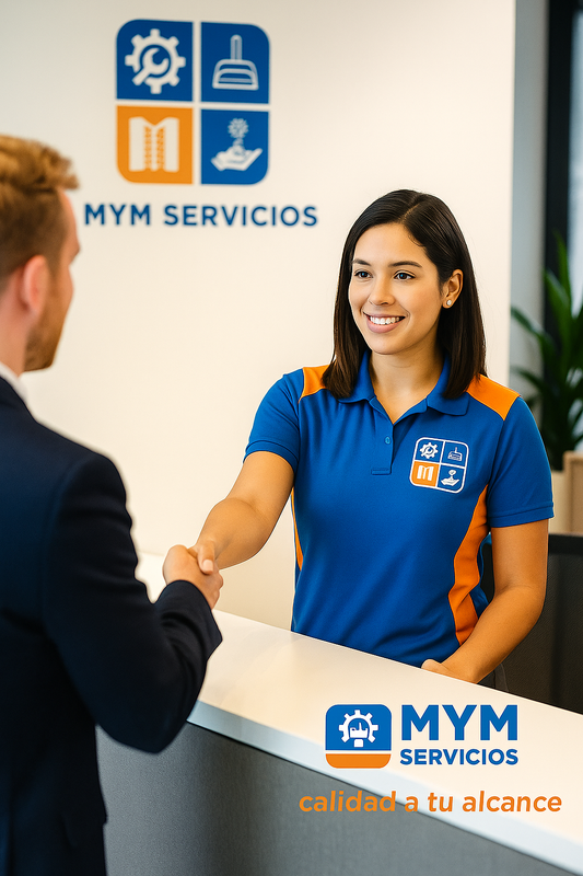 Personal de apoyo administrativo de MYM Servicios