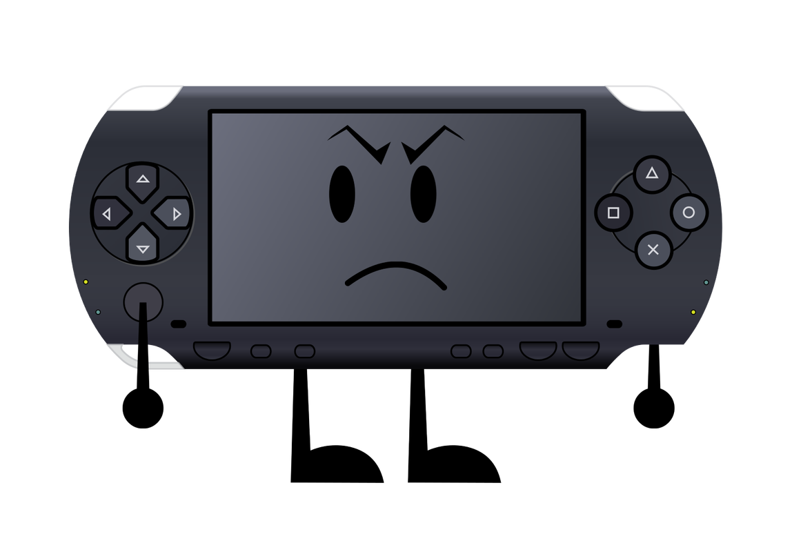 PlayStation Portable (Full Body BFDI Style) - Angry Left