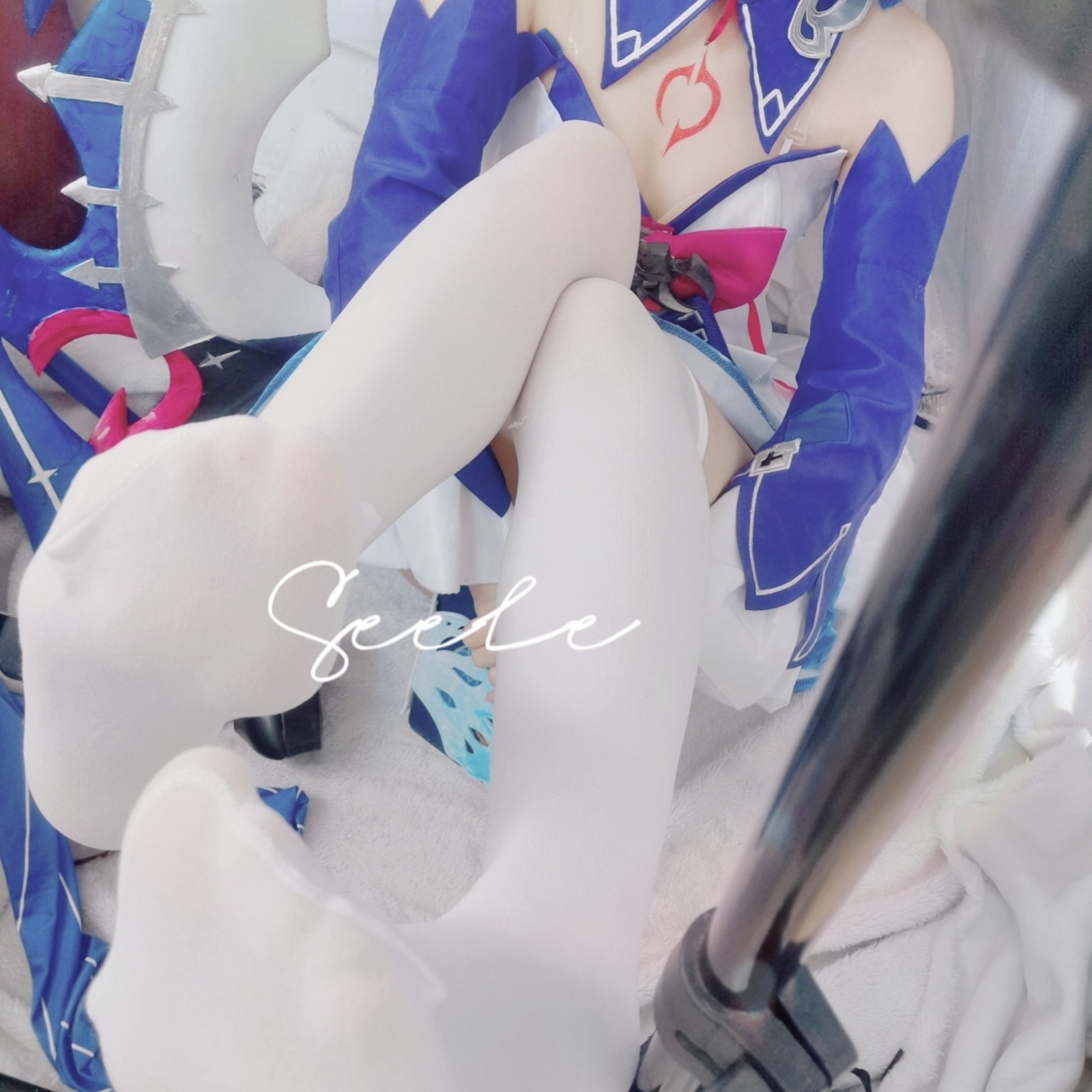 Seele麦麦希儿幻海梦蝶写真集｜梦幻蓝色系高清图集（168P-229.3M）插图