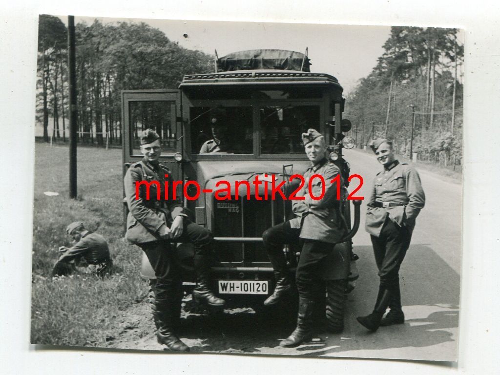 Foto, Wehrmacht, LKW, Büssing-NAG, Funkkraftwage