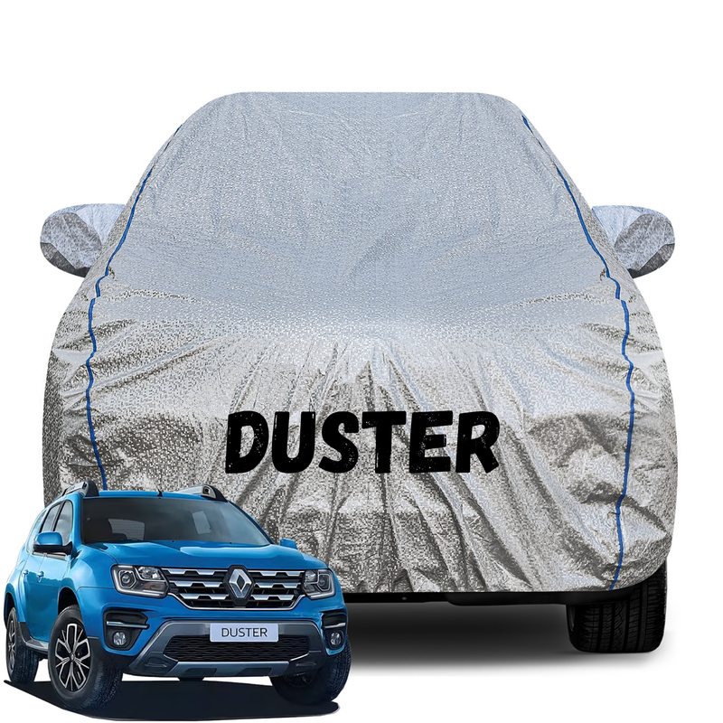 Duster Silver Car Cover
