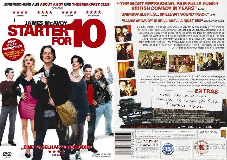 Starter for Ten 2006 dvdrip latino