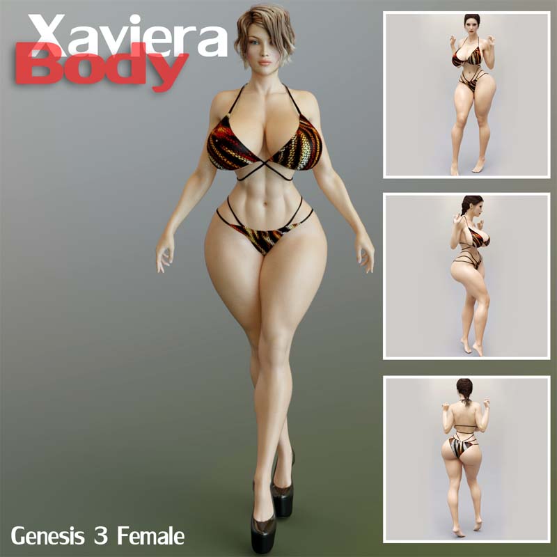 Xaviera Body For Genesis 3 Female