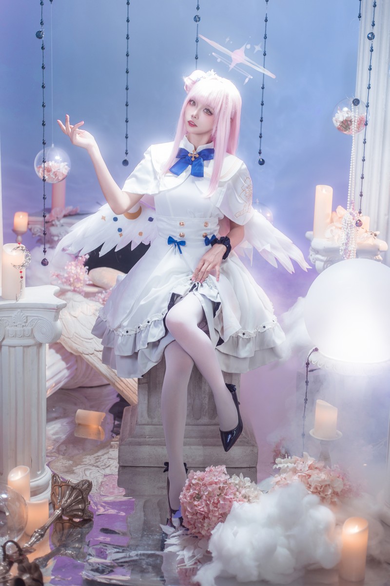 艾西Aiwest 碧蓝档案圣园未花Cosplay写真图集 高清美图合集 40P (415.8M)插图5