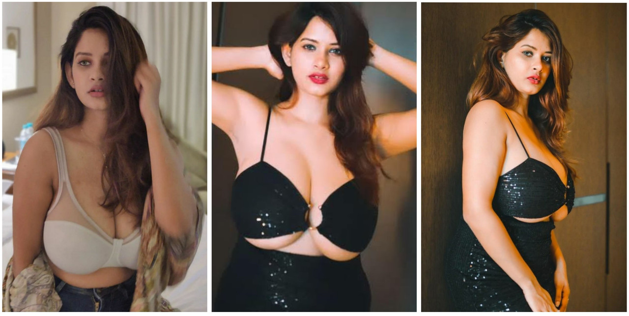 Hot insta model showing her boob exclusive viral video