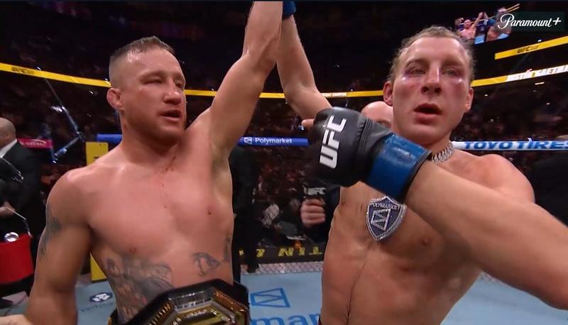 Джъстин Гейджи надигра Пади Пимблет в брутална битка