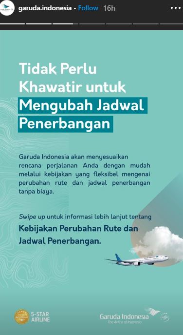 Kebijakan baru Garuda Indonesia
