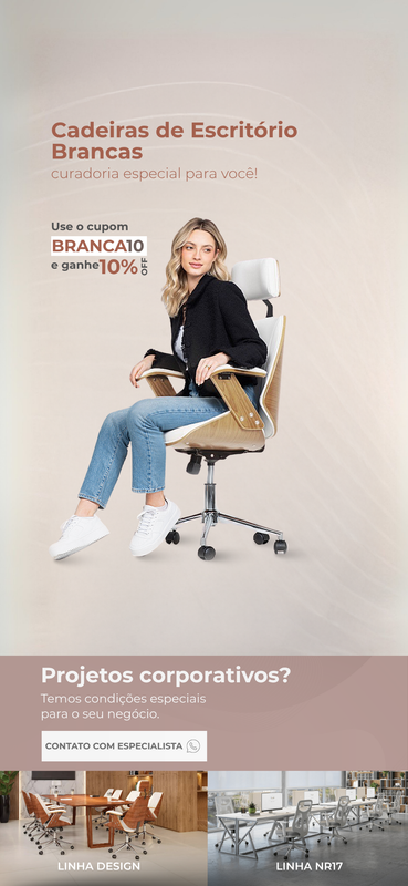 Banner responsivo com área bege e cinza clicáveis
