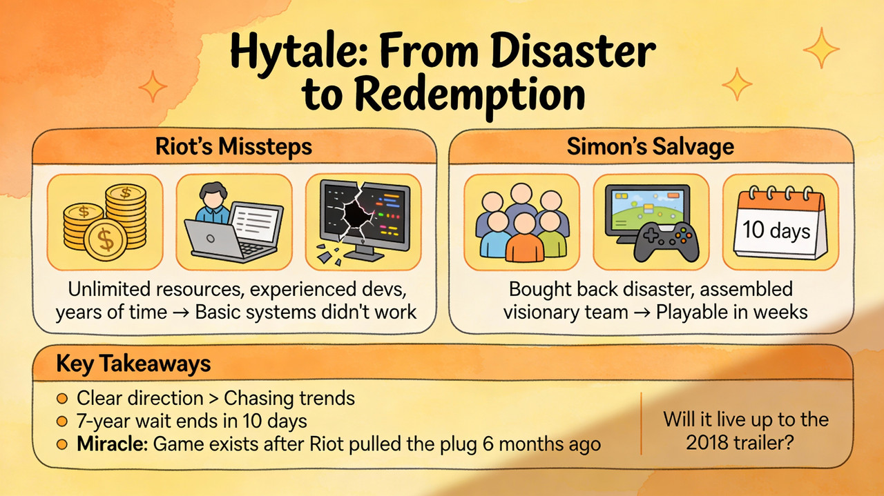 Hytale Was Dead, Then Got Uncancelled, And Now Its Creator Says Saving It Was a Miracle 1 Gaming development workspace with code on monitors