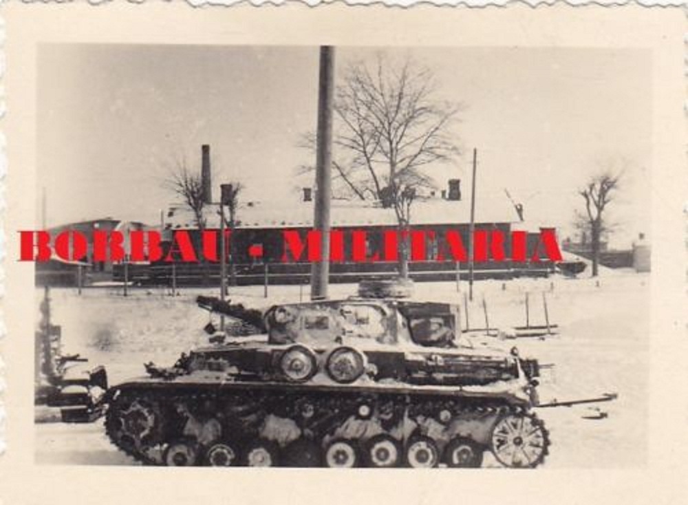 Panzerkampfwagen IV in weißer Winter-Tarnung Panzer 4 tank
