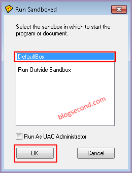 Cara Menggunakan Sandboxie