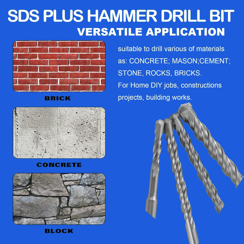 11/16 Inch X 16 Inch SDS Plus Rotary Hammer Drill Bit - View #5