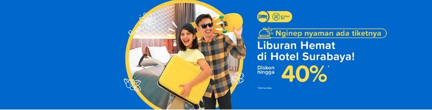 Promo diskon Hotel di Surabaya hingga 40 persen dari tiket.com