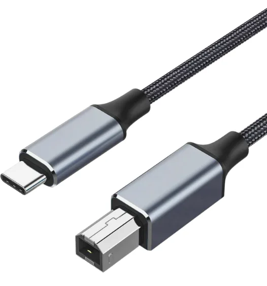 Cable d'imprimante USB B vers USB C, type C 1.5 Metre High Quality