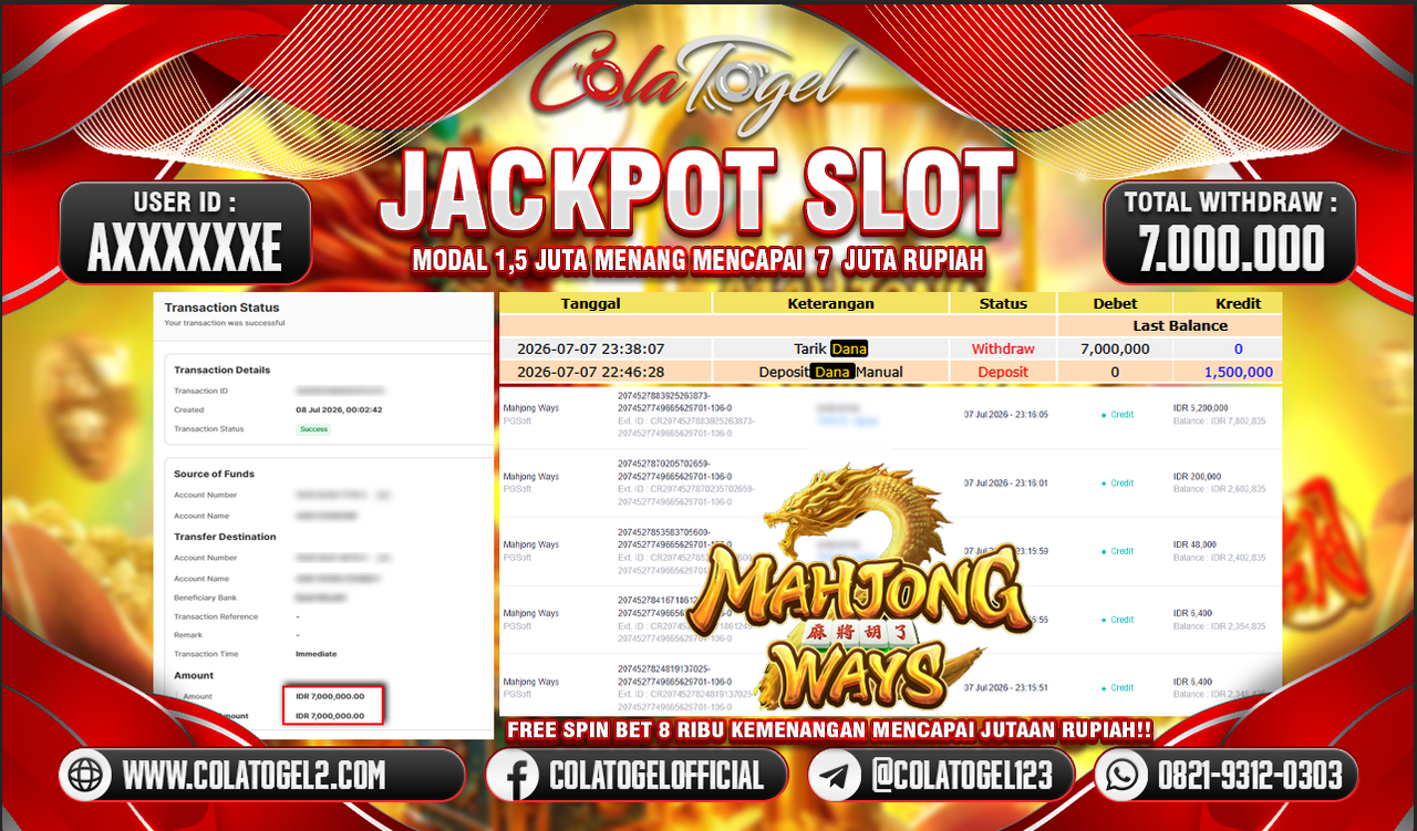 JACKPOT SLOT GACOR!!
