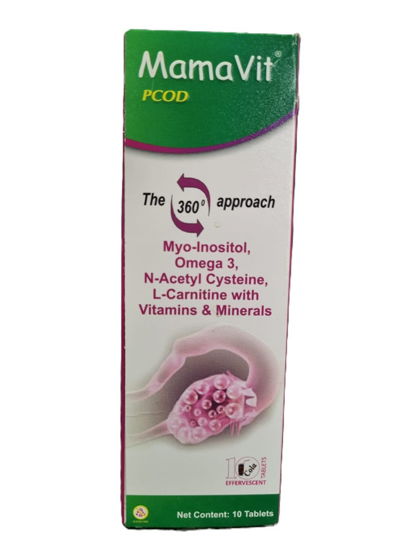 Mamavit Pcod Effervescent Tabs 10`S