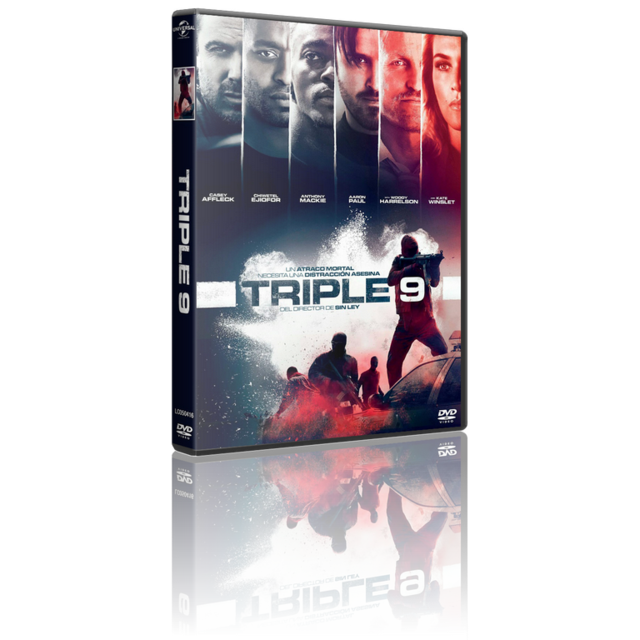 Portada - Triple 9 [DVD9 Full] [Pal] [Cast/Ing] [Sub:Cast] [Thriller] [2016]