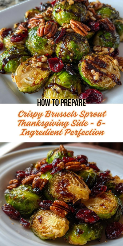 7 Crispy Brussels Sprout Thanksgiving Side 6Ingredient Perfection
