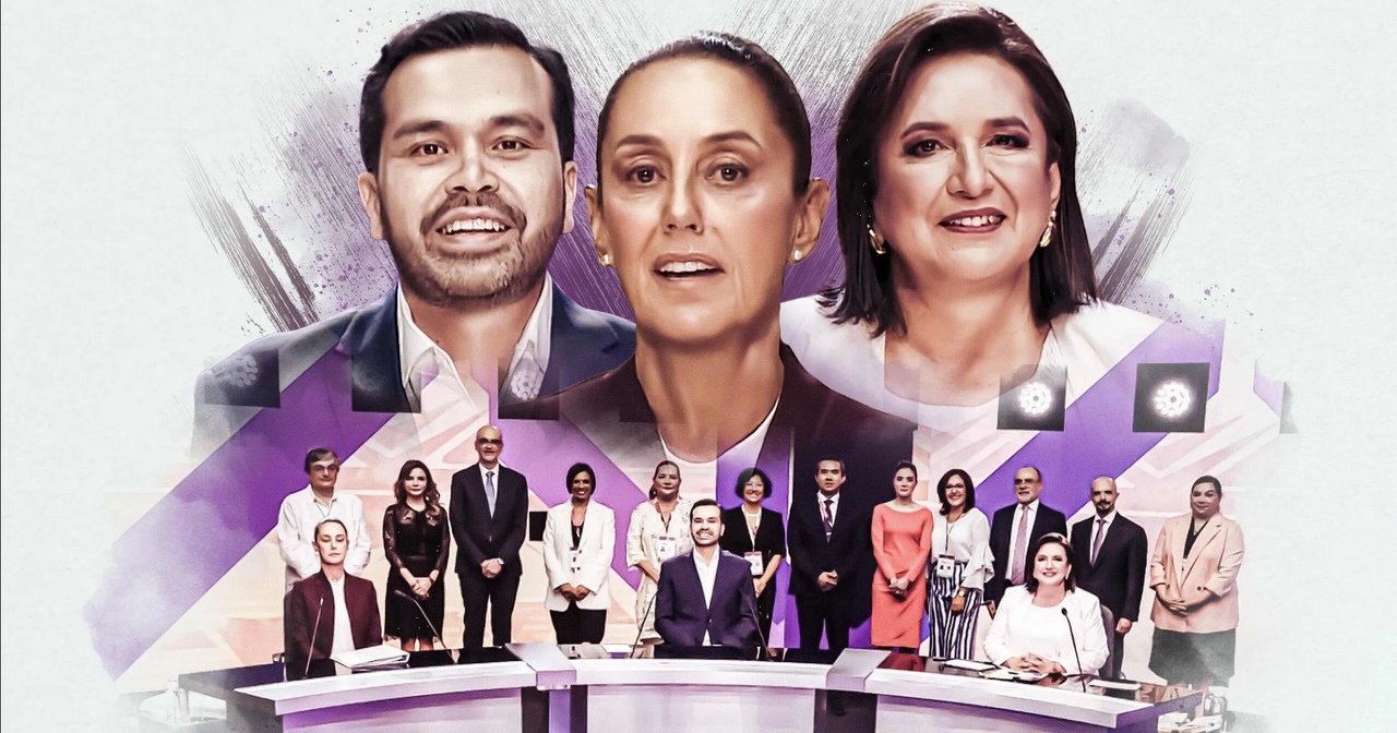 Claudia Sheinbaum gana el primer debate presidencial según una encuesta 'flash'