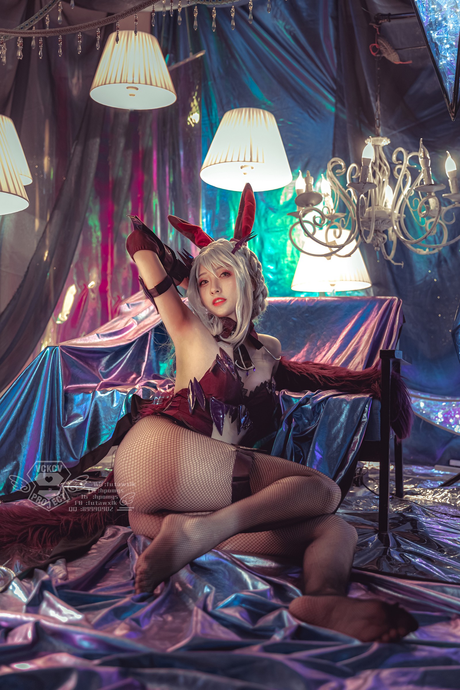 冬马路纱 FGO 阿尔托莉雅 兔女郎 Cosplay 写真集｜高人气英灵 高清图集（29P｜101MB）插图