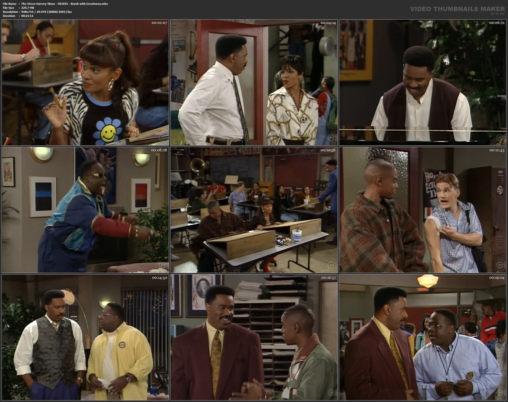 The Steve Harvey Show - S01E05 - Brush with Greatness.mkv