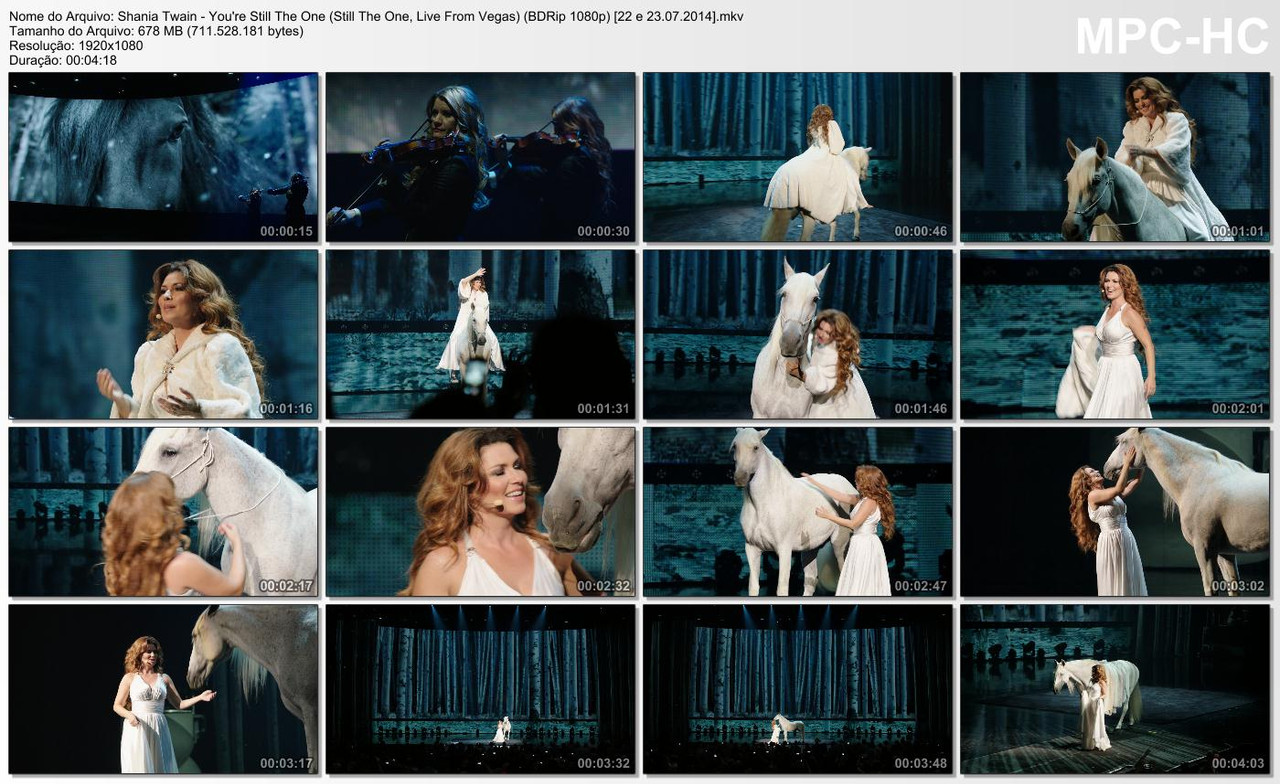 Shania Twain - You're Still The One (Still The One, Live From Vegas) (BDRip 1080p) [22 e 23.07.2014]