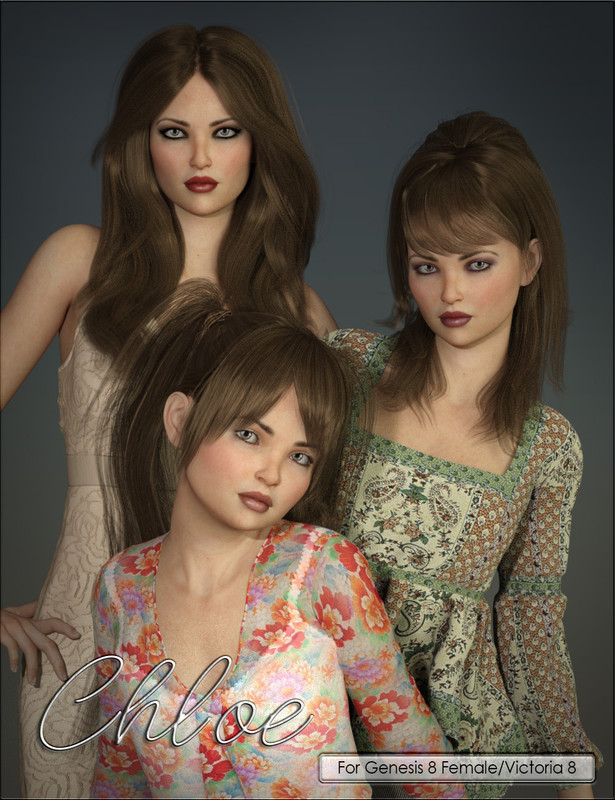 VYK Chloe for Genesis 8 Female and Victoria 8 VYK Chloe for Genesis 8 Female and Victoria 8