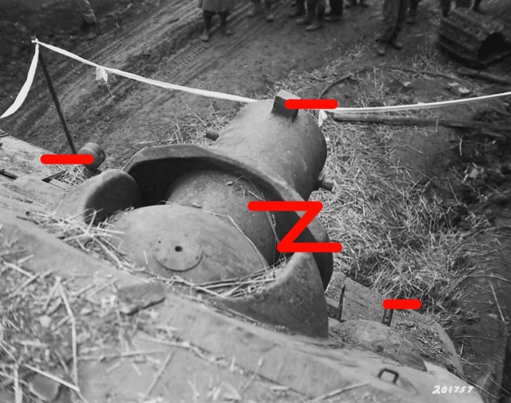Sturmtiger of Sturmmörser Comp. 1001 examined by