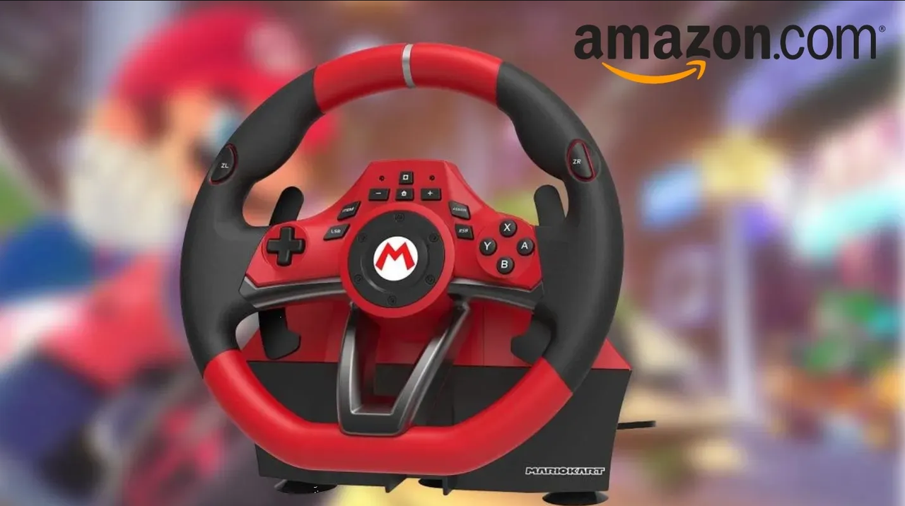 Amazon pone en descuento el Volante Mario Kart con una oferta de casi el 50 por ciento