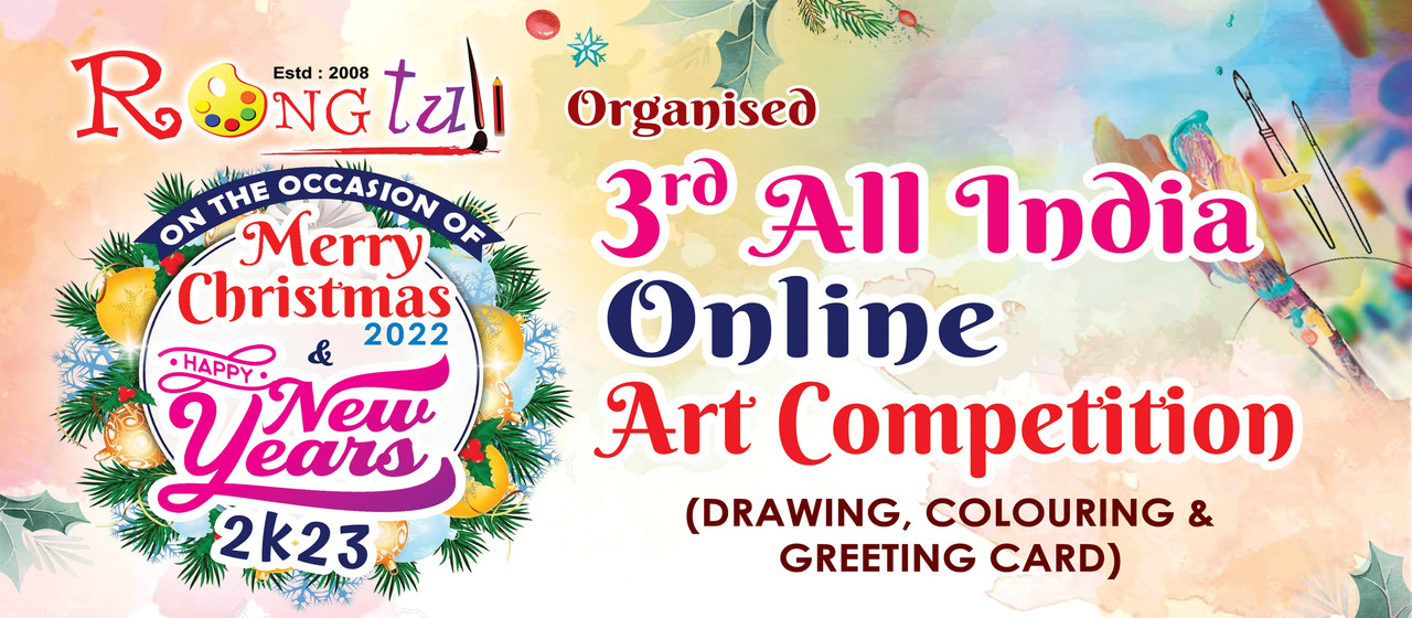 Happy New year 2k23 & Christmas Day  3rd All India Online Competitin