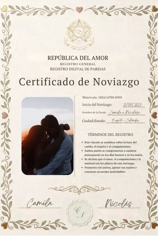 Amor Minimalista — versión con foto