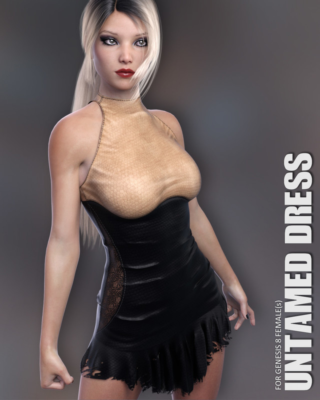 dForce Untamed Dress for Genesis 8 Females dForce Untamed Dress for Genesis 8 Females