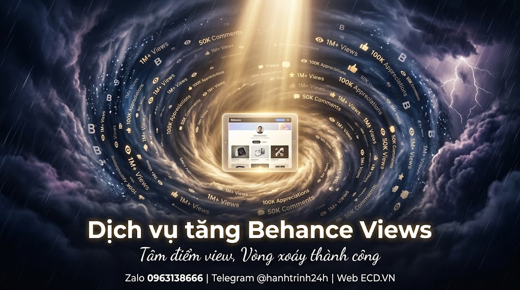 dịch vụ tăng behance views tốt nhất cho creative