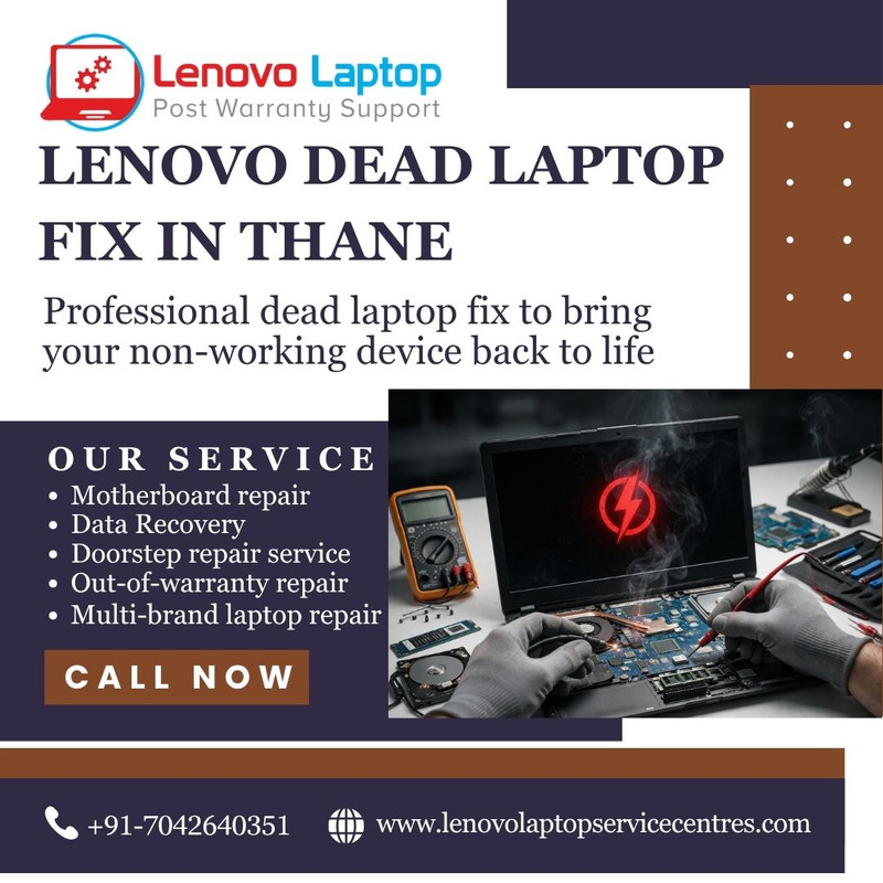Expert Lenovo Dead Laptop Fix in Thane