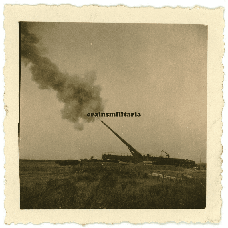 Krupp K5 Eisenbahngeschütz Artillerie Atlantikwall SANGATTE Frankreich (2)